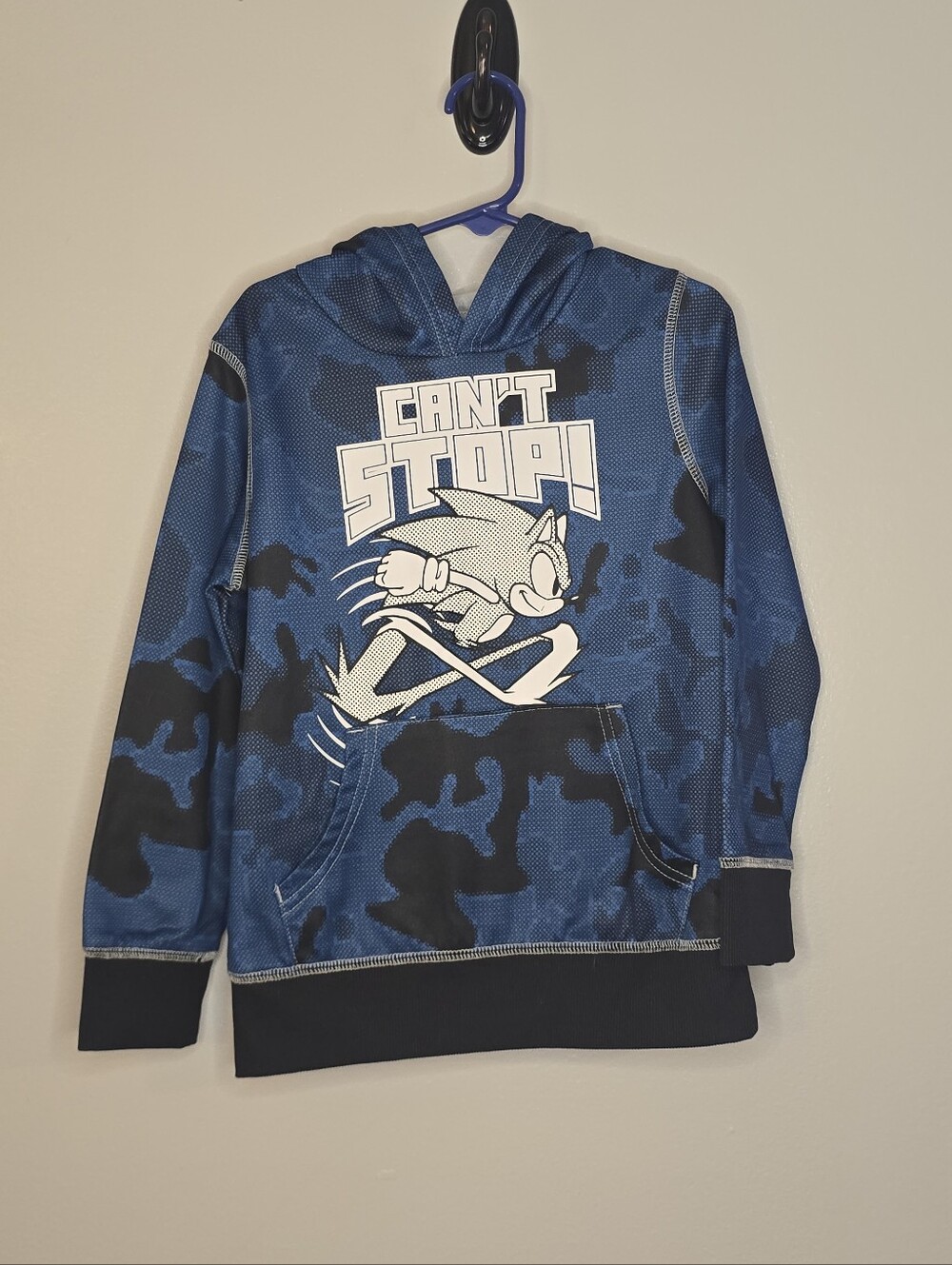 Jumping Beans Active Blue Sonic 'Can't Stop' Kids Hoodie